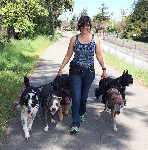 Translatingdog-com - Jenna With Her Dogs